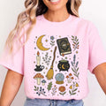 Witchy Halloween Spooky Aesthetic Fall T-Shirt Cute Halloween Apparel Gifts For Sisters - Merchluma