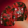Darko US Merch 2026 Darko US Red Tie Dye Hoodie Best Gifts For Music Lovers - Merchluma