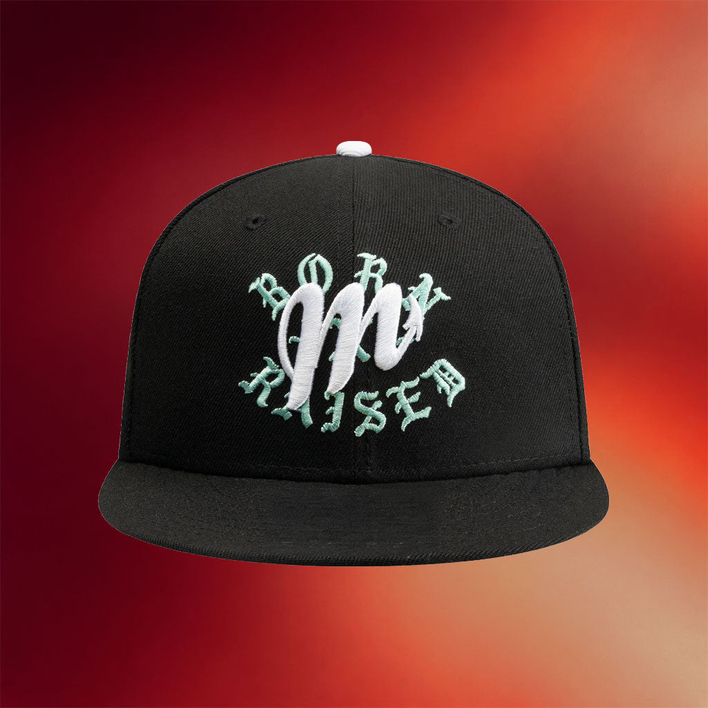 Born X Raised Merch 2026 Diablos 2X Champs Rocker Snapback Hat Embroidered Baseball Fan Gear - Merchluma