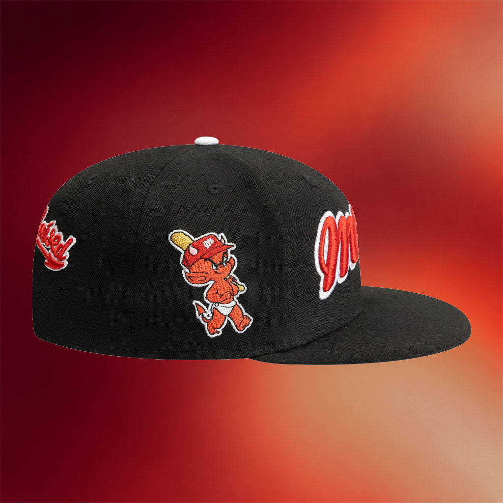 Born X Raised Merch 2026 Diablos Diablito Snapback Hat Embroidered Diablos Merch Fan Gifts - Merchluma
