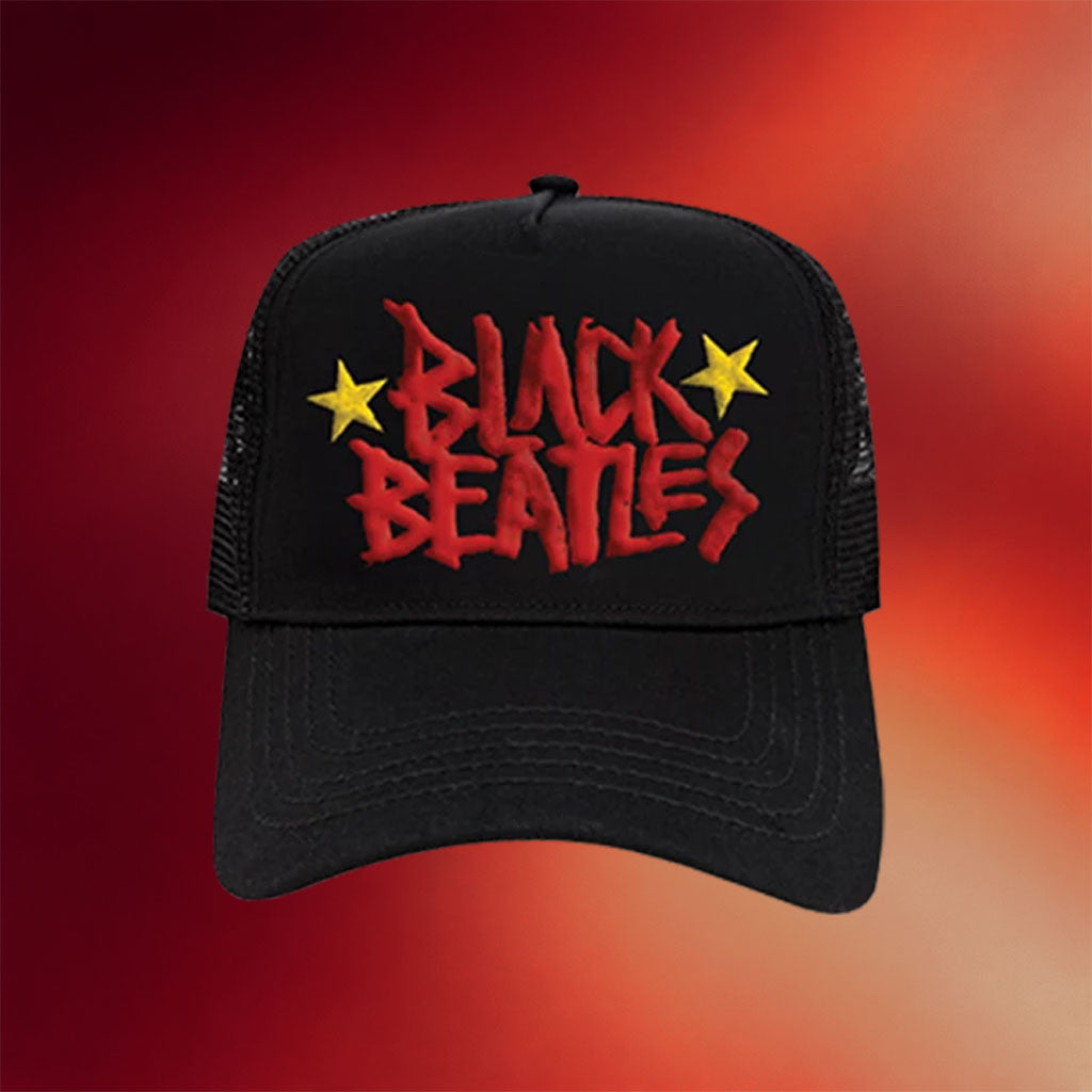Rae Sremmurd Merch 2026 Black Beatles Trucker Hat Gifts For Hip Hop Heads - Merchluma