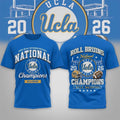 UCLA Bruins Road to Glory 2026 Football Champions T-Shirt Bruins Merch Gift For Football Fans - Merchluma