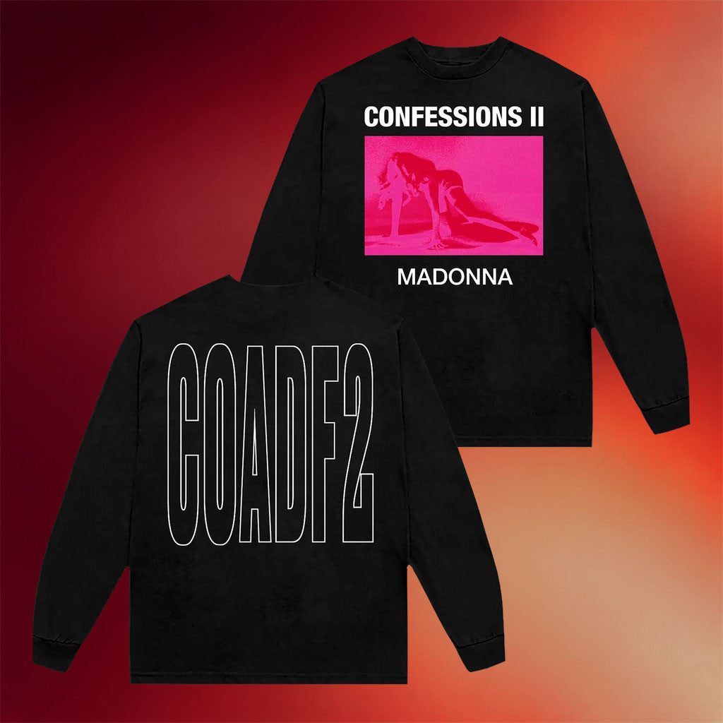 Madonna Merch 2026 Confessions II Neon Long Sleeve Shirt COADF2 Merch Gift For Music Lovers - Merchluma