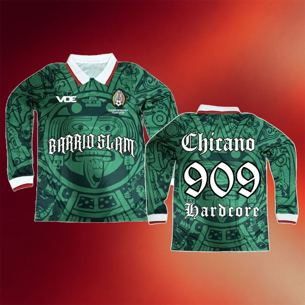 Barrio Slam Merch 2026 Mexico Long Sleeve Jersey Music Related Gifts For Guys - Merchluma