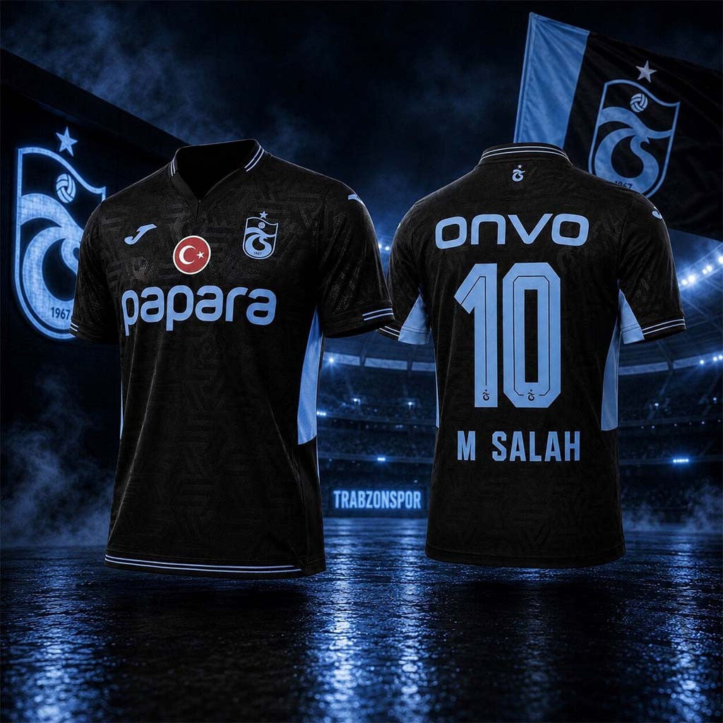 Mohamed Salah Trabzonspor 2026 27 Third Kit Jersey #10 Mohamed Salah Merch Football Fan Gifts - Merchluma