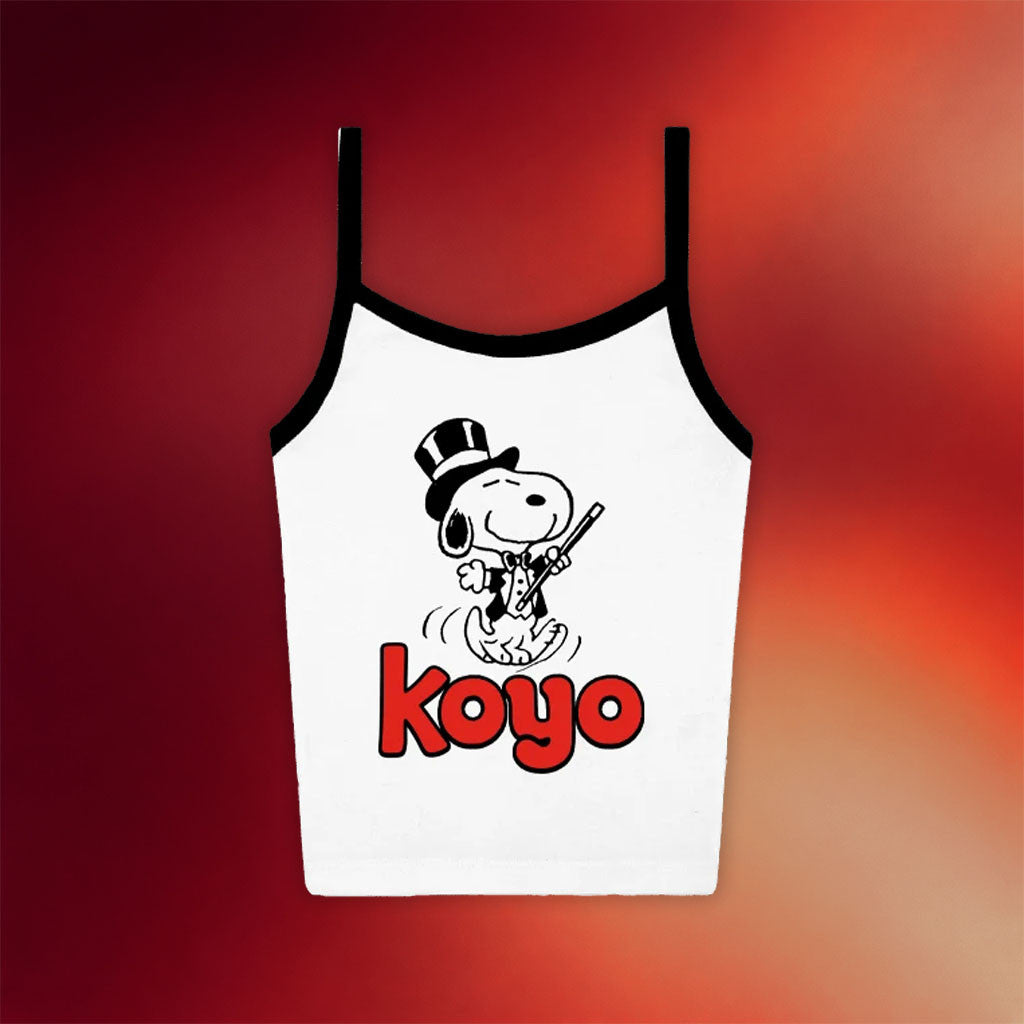 Koyo Merch 2026 Snoopy Tank Top Unique Gift For Girlfriend Birthday - Merchluma