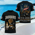 Jacksonville Jaguars 25th Anniversary 9 11 2001 We Will Never Forget Shirt Jaguars Merch Gifts - Merchluma