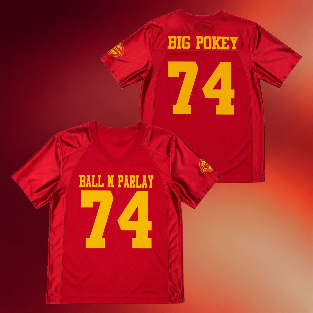 Big Pokey Merch 2026 Ball N Parlay 74 Jersey Present For Rapper Fans - Merchluma