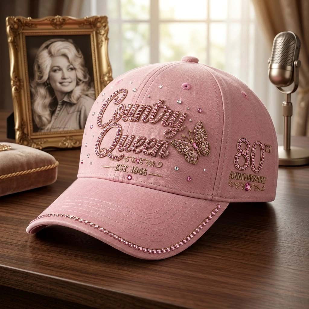 Dolly Parton 80th Anniversary Printed Hat Dolly Parton Merch Gifts For Music Lovers - Merchluma