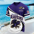 Custom Baltimore Ravens Shirt Baltimore National Football T-Shirt Ravens Merch Fans Gifts - Merchluma