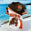 Custom Cleveland Browns Dog Mascot Grunting Shirt Cleveland Football T-Shirt Browns Merch - Merchluma