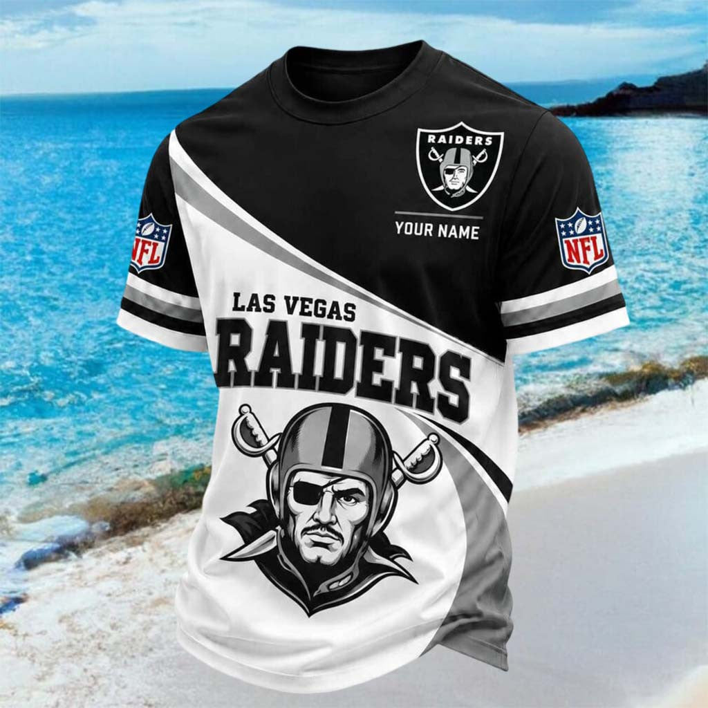 Custom Las Vegas Raiders Mascot Football Team Logo Shirt Las Vegas Football T-Shirt Raiders Merch - Merchluma