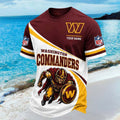 Custom Washington Commanders Mascot Football Team Logo T-Shirt Commanders Merch Gift For Fan - Merchluma