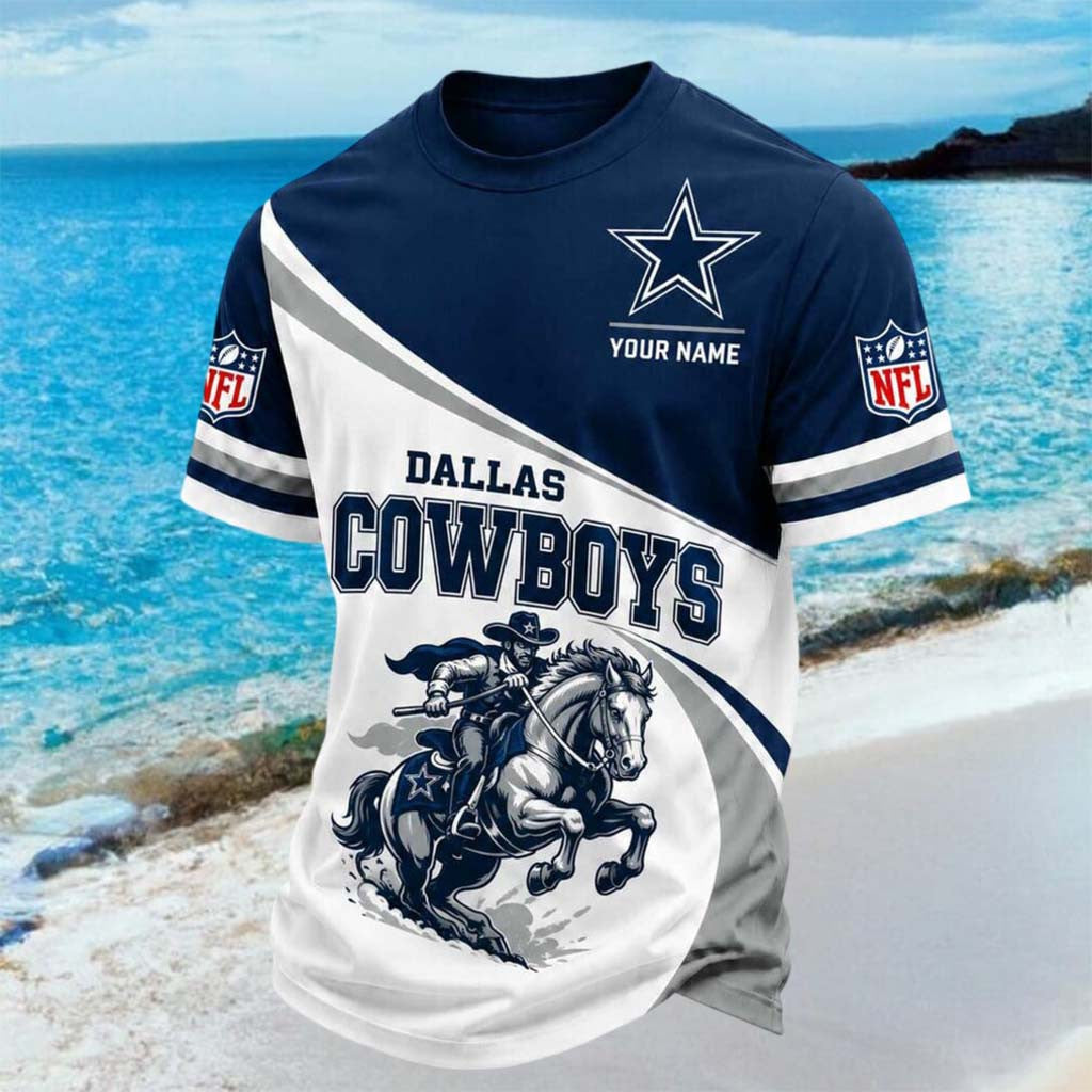 Customized Dallas Cowboys Shirt Dallas National Football T-Shirt Cowboys Merch Gifts For Fans - Merchluma
