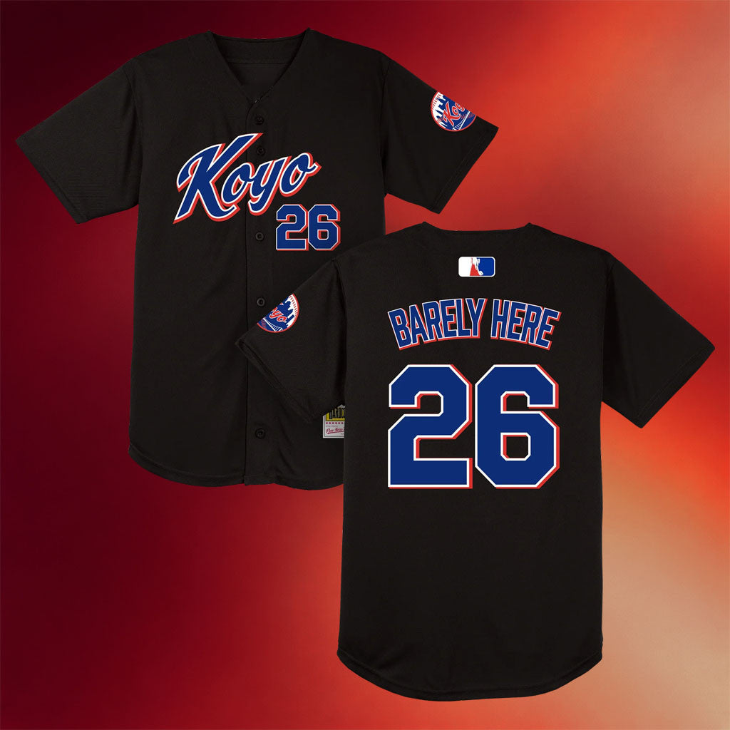 Koyo Merch 2026 Barely Here Baseball Jersey NYM Jersey Gifts Ideas For Brothers - Merchluma