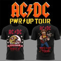 ACDC SF California 2026 Vintage Rock Band Concert T-Shirt ACDC Power Up Tour Merch Fan Gifts - Merchluma