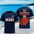 Chicago Bears All I Need Today Is A Little Bit Of Football Shirt Bears Merch Gifts For Fans - Merchluma