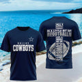 Dallas Cowboys All I Need Today Is A Little Bit Of Football Shirt Cowboys Merch Brother Gifts - Merchluma