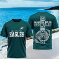 Philadelphia Eagles All I Need Today Is A Little Bit Of Football Shirt Eagles Merch Gifts For Dad - Merchluma