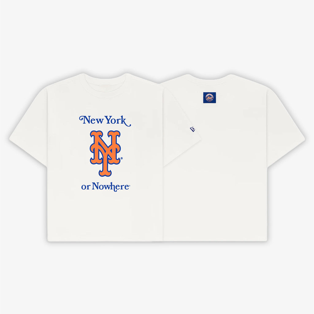 New York Or Nowhere Merch 2026 Mets Shea Crop T-Shirt Baseball Fan Apparel Gift For Her - Merchluma