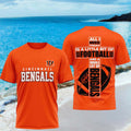 Cincinnati Bengals All I Need Today Is A Little Bit Of Football Shirt Bengals Merch Him Gifts - Merchluma