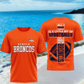 Denver Broncos All I Need Today Is A Little Bit Of Football Shirt Broncos Merch Brother Gifts - Merchluma