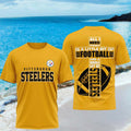 Pittsburgh Steelers All I Need Today Is A Little Bit Of Football Shirt Steelers Merch Gifts - Merchluma