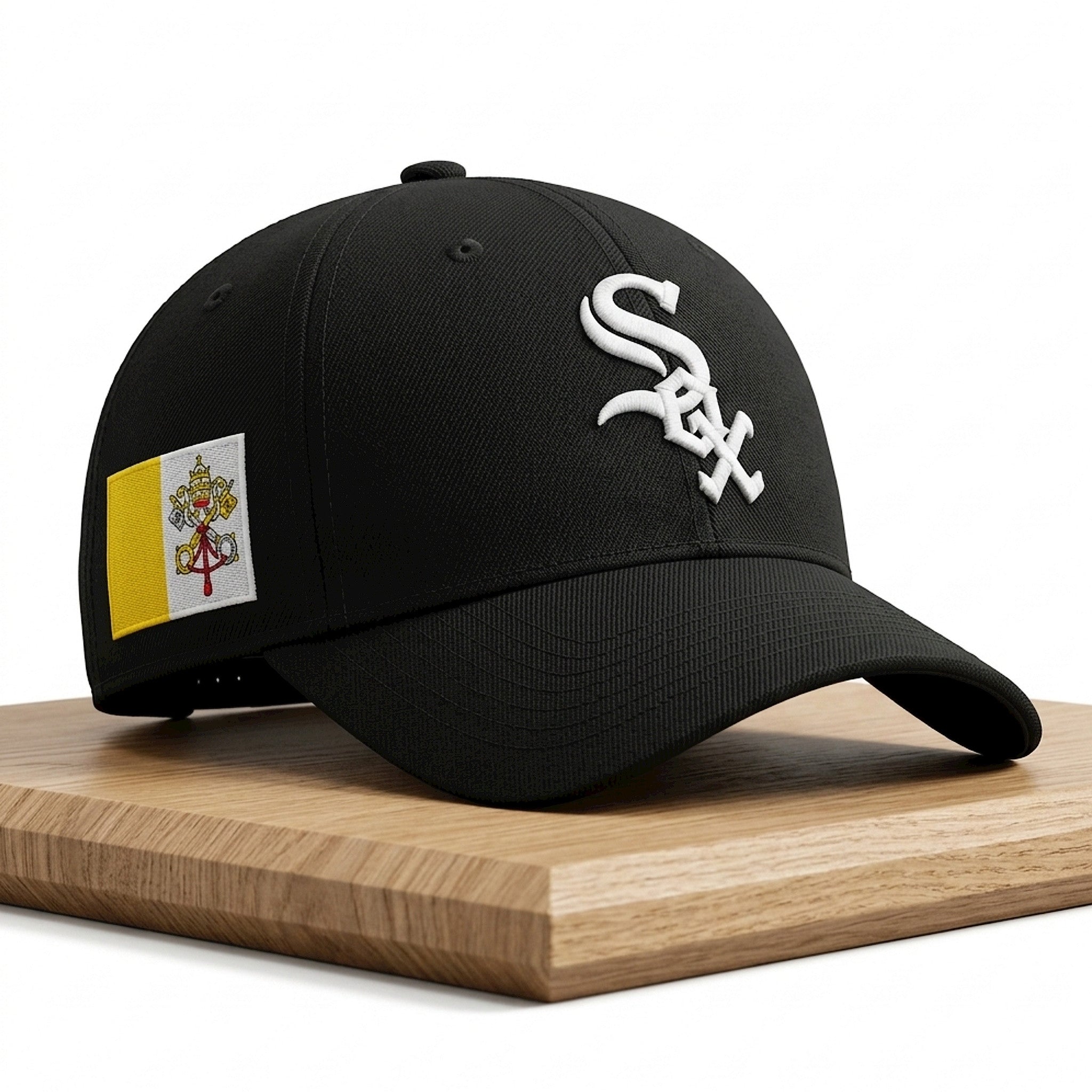Chicago's Pope White Sox 2026 Hat Embroidered Pope Leo XIV Merch Gift For Baseball Fans - Merchluma