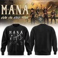 Mana Merch 2026 Vivir Sin Aire Tour Sweatshirt Black Cool Gifts For Pop Lovers - Merchluma