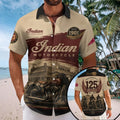 Indian Motorcycle 125th Anniversary Hawaiian Shirt Birthday Gift Ideas For Him - Merchluma