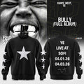 Kanye West Merch 2026 Ye Live Concert Tour Star Sweatshirt Black Gifts For Rapper Fan - Merchluma