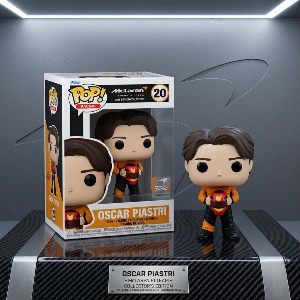 Oscar Piastri McLaren F1 20 Funko Pop Oscar Piastri Merch Gifts For Racing Lovers - Merchluma