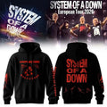 System Of A Down Europe UK Stadium Tour Signed Hoodie SOAD Merch Present For Band Fans - Merchluma