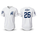 2026 Yard Goats Pinstripe Jersey Hartford Yard Goats Merch Best Gifts For Baseball Fans - Merchluma