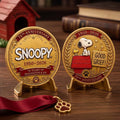 Snoopy 76th Anniversary 1950 2026 Gold Commemorative Coin Good Grief Snoopy Merch Gifts - Merchluma