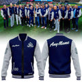 Personalized Seattle Mariners 50 Seasons 1977 27 Anniversary Varsity Jacket Mariners Merch - Merchluma