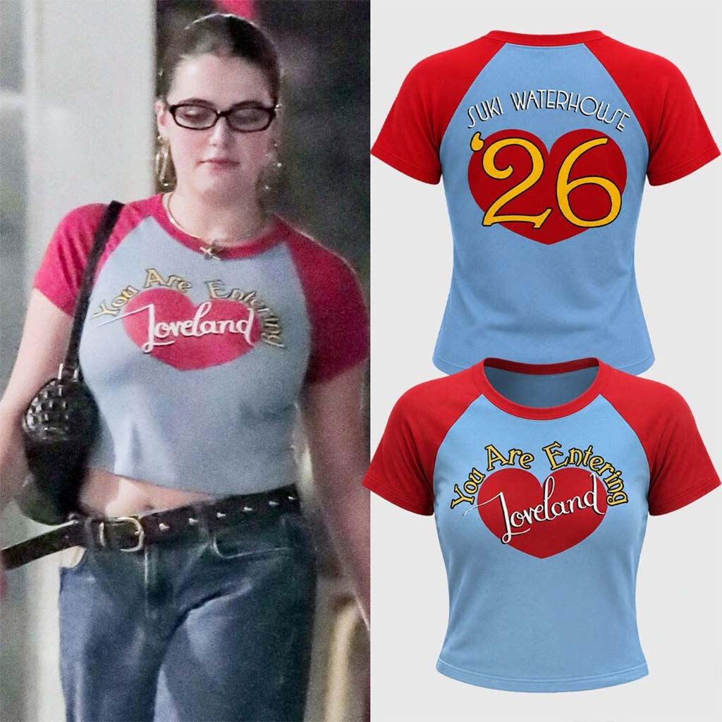 Malory Towers Suki Waterhouse Merch Loveland Baby Tee Gift Ideas For Sisters - Merchluma