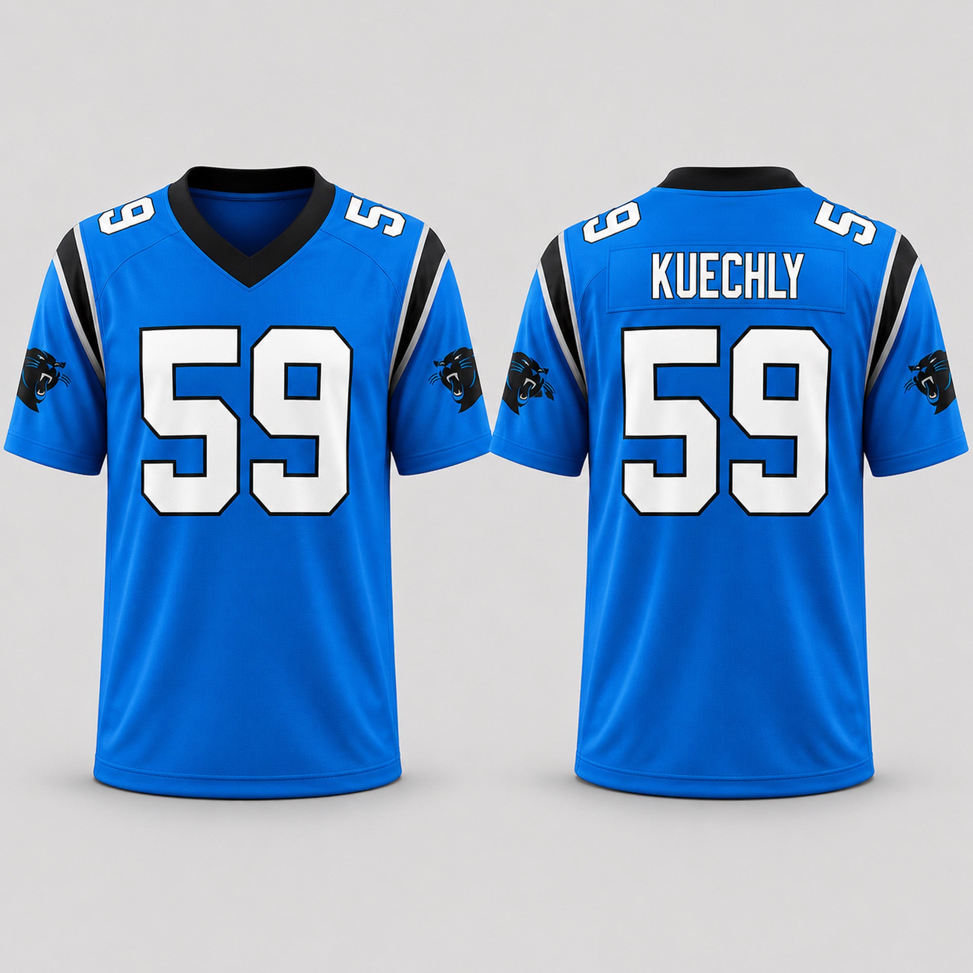 Carolina Panthers Luke Kuechly #59 Football Jersey Panthers Merch Best Gift For Fans - Merchluma