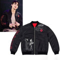 BTS Jungkook What Is Your Love Song Inspired Bomber Jacket Jungkook BTS Merch Gifts For Fans - Merchluma