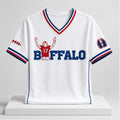 Buffalo Josh Allen 17 V-Neck Shirt 2026 Buffalo Bills Merch Present For Football Fans - Merchluma
