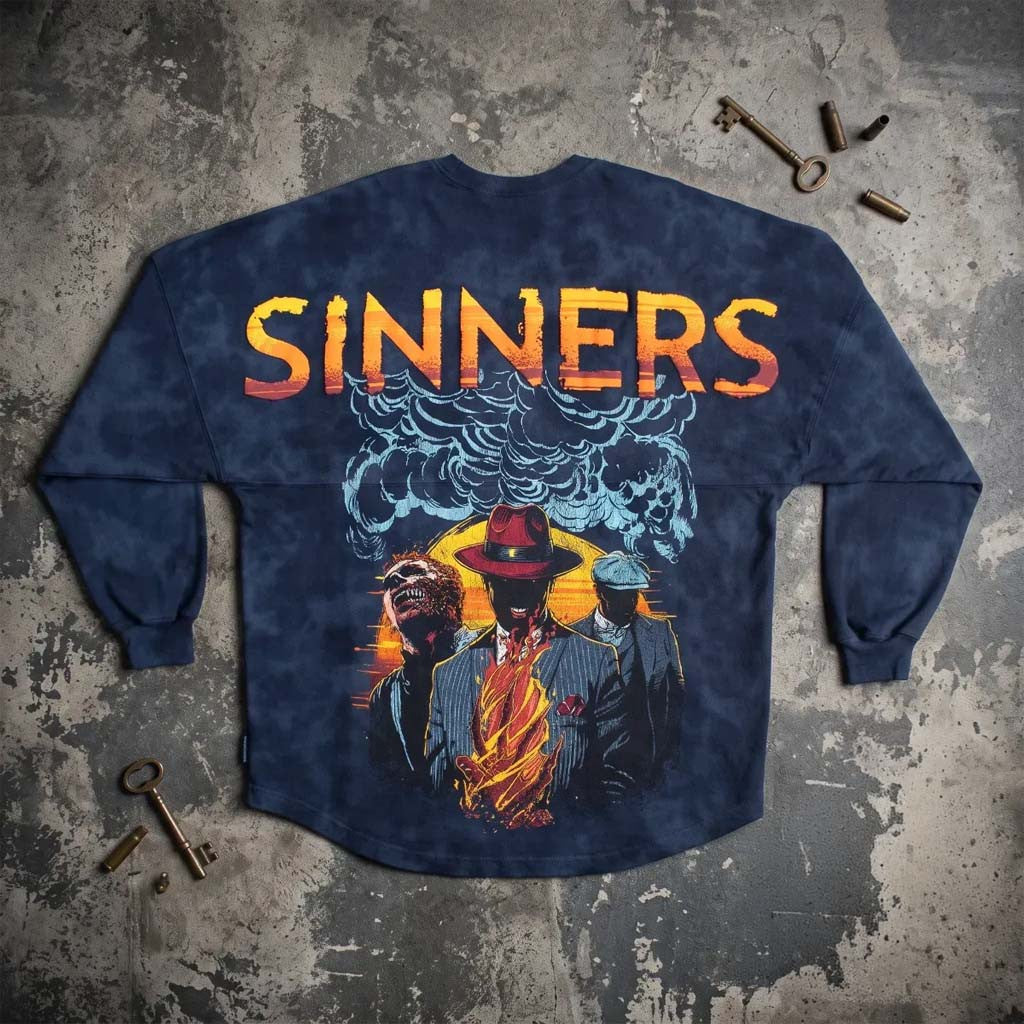 HHN35 Universal Studios Halloween Horror Nights 2026 Sinners Spirit Tie Dye Sweatshirt BFF Gift - Merchluma