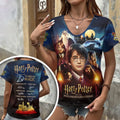 Harry Potter 25th Anniversary V-Neck T-Shirt Harry Potter Merch Gift For Sisters - Merchluma
