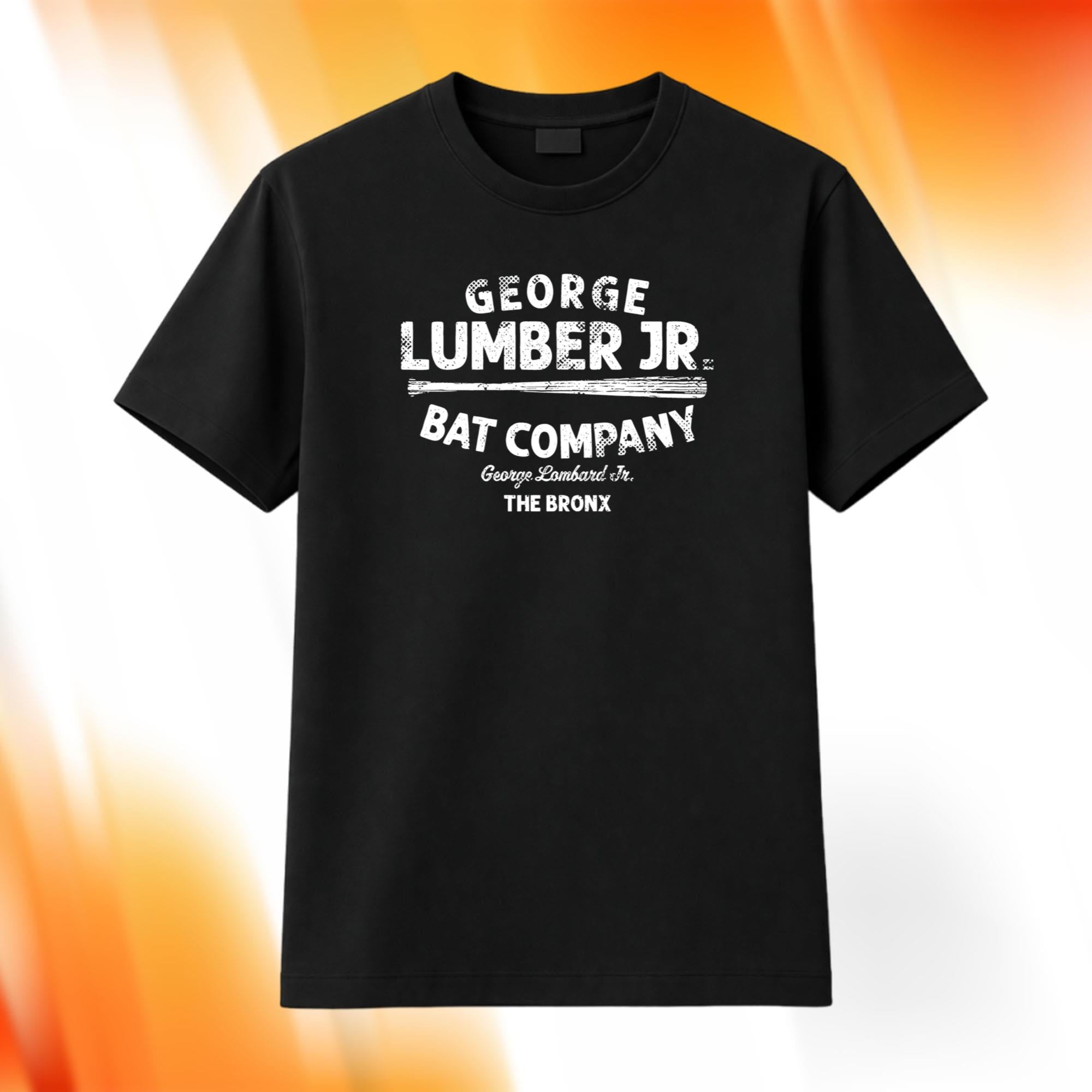 George Lumber Jr Bat Company Shirt Black Birthday Gift Ideas For Husband - Merchluma