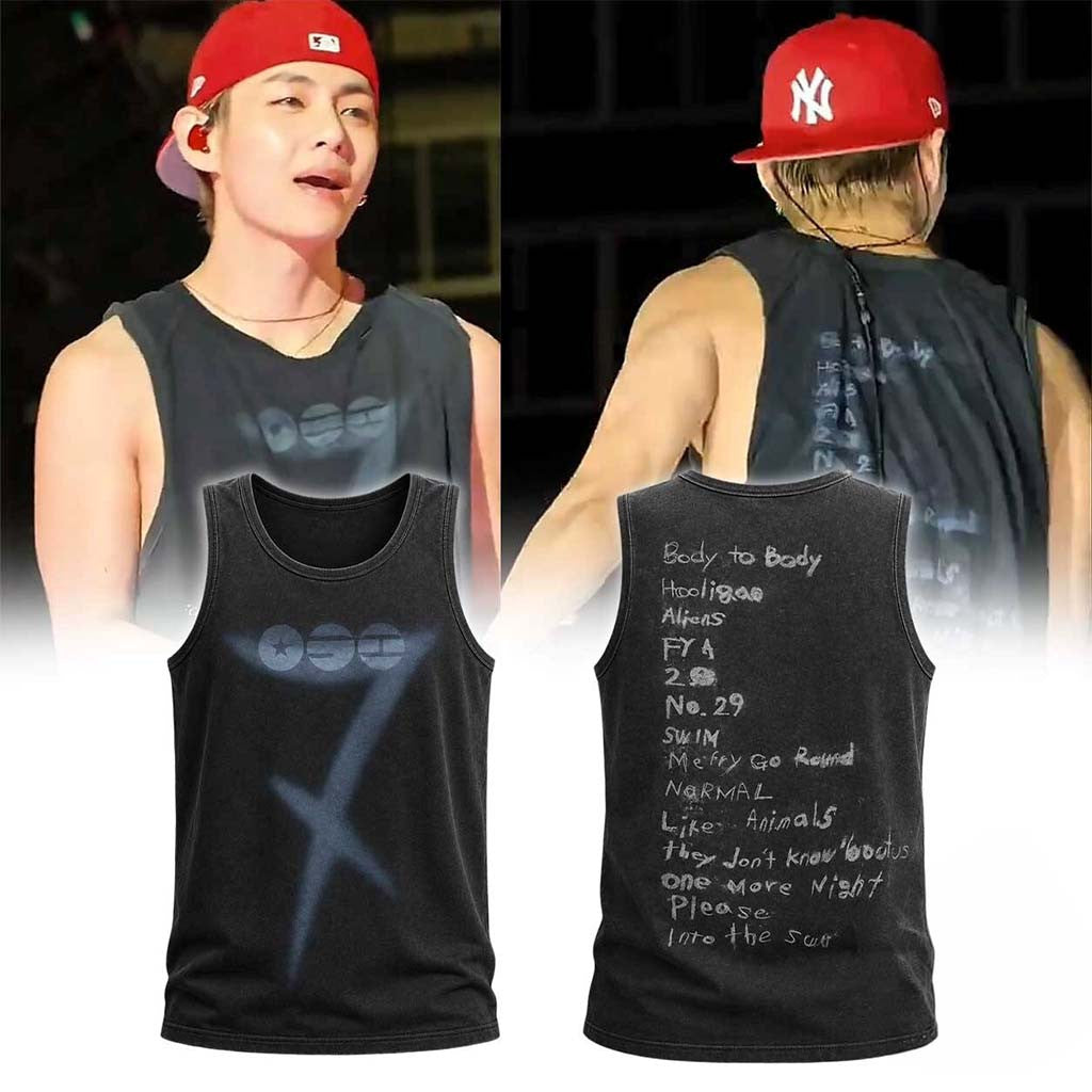 V BTS Arirang Pop Up Tank Top BTS World Tour Merch 2026 Gift For Army Kpop Fans - Merchluma
