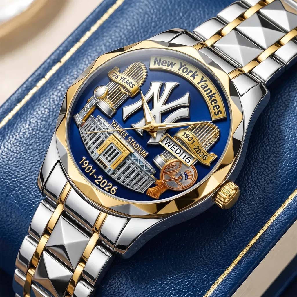 NY Yankees 125th Anniversary 2026 Watch New York Yankees Merch Gifts For Baseball Lovers - Merchluma