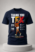 2026 Adelaide Crows #13 Taylor Walker Forever A Crow Shirt Thank You Taylor Walker Merch - Merchluma