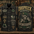 Dropkick Murphys For Boston Denim Vest Loud Unbroken Proud Dropkick Murphys Merch Men - Merchluma