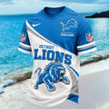 Personalized Detroit Lions Mascot Football Team Logo Sport Shirt Detroit Lions Merch Fan Gifts - Merchluma