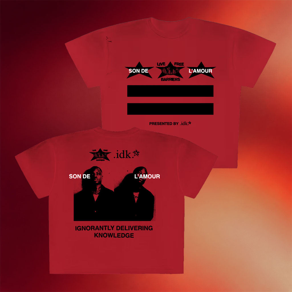 Even The Devil Smiles Merch 2026 IDK Ignorantly Delivering Knowledge T-Shirt ETDS Merch Red - Merchluma