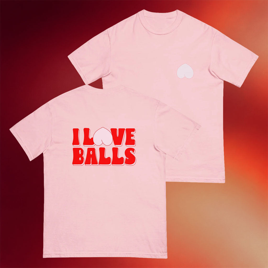 Aesha's Merch 2026 I Love Balls T-Shirt Funny Playful Shirt Aesha Scott Merch Her Gifts - Merchluma
